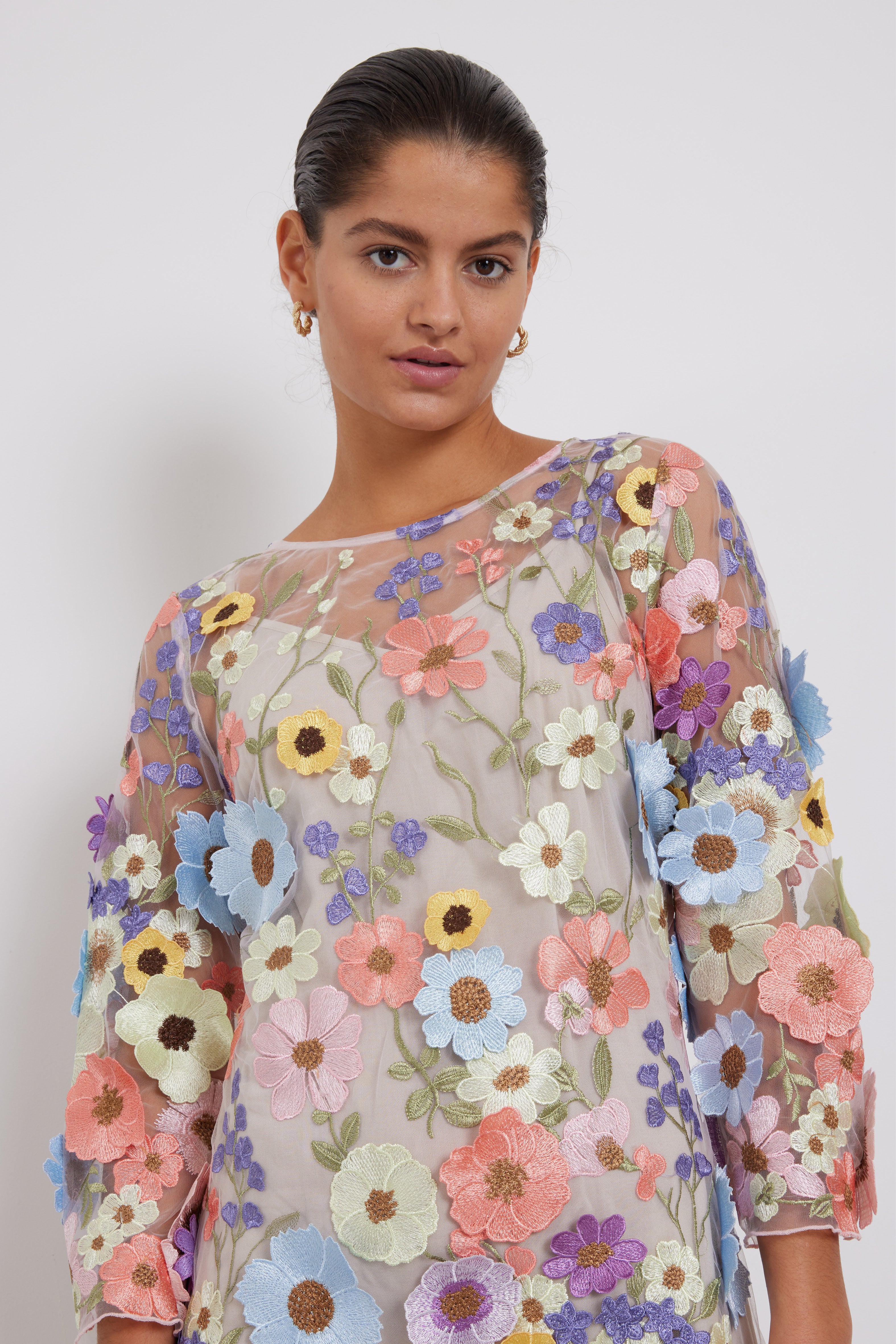 CardamineBBKeira dress - Multi flower – BRUUNSBAZAAR.COM