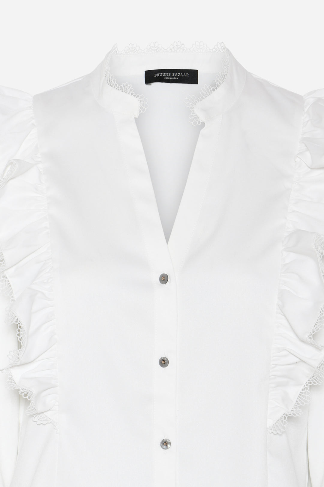 Bruuns Bazaar Women CardiniBBTaya shirt Shirts Snow White