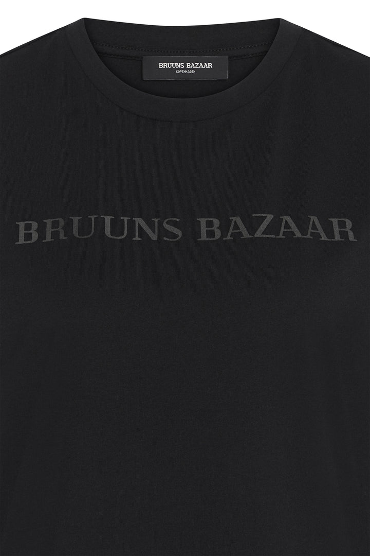 Bruuns Bazaar Women CarlaBBLogo tee T-shirts Black