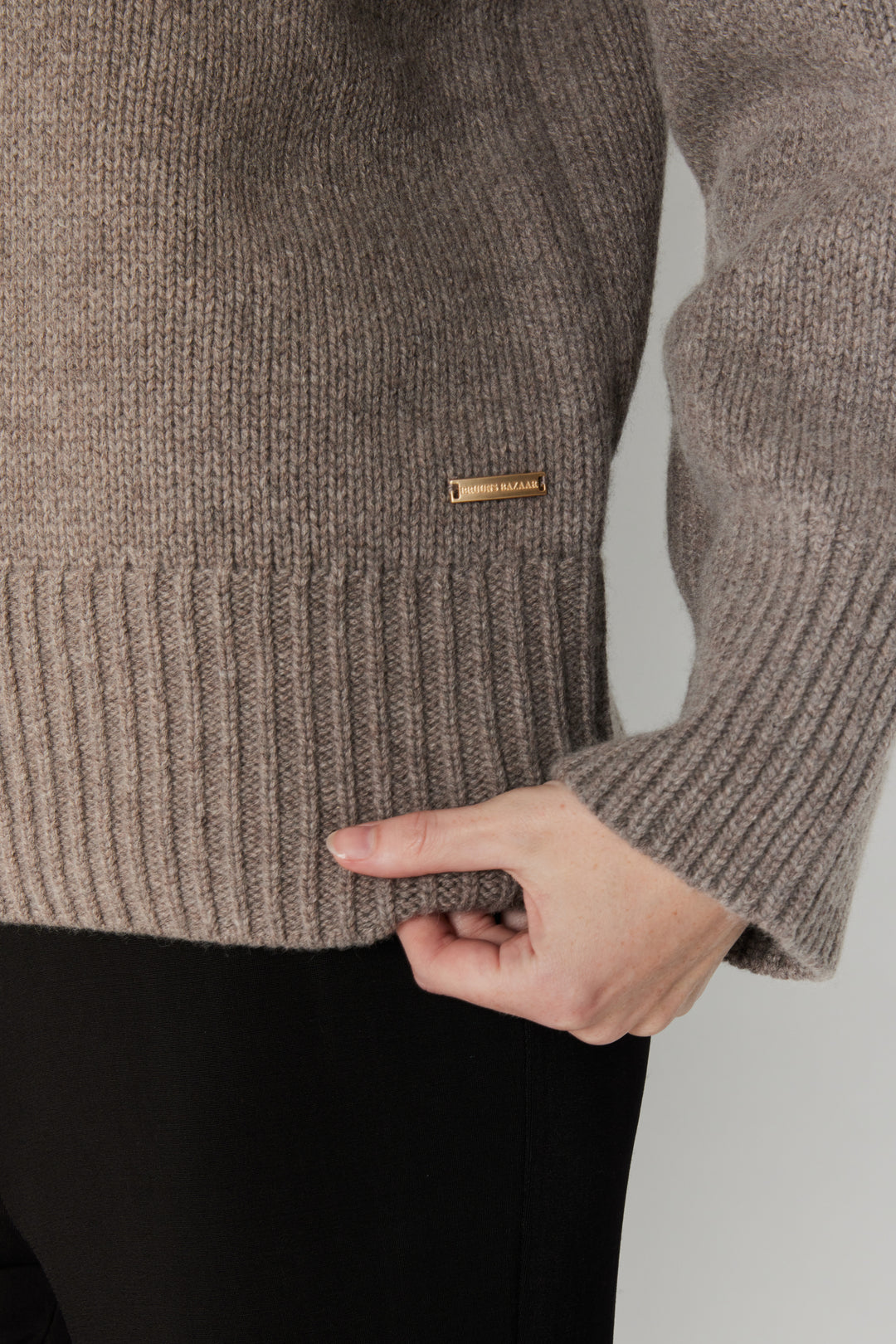 Bruuns Bazaar Women CashmeraBBDisa knit Knit Earth Brown