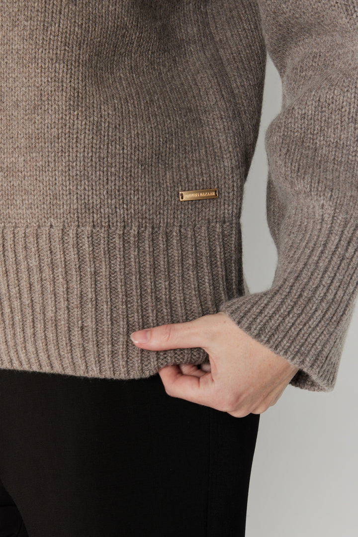 Bruuns Bazaar Women CashmeraBBDisa knit Knit Earth Brown