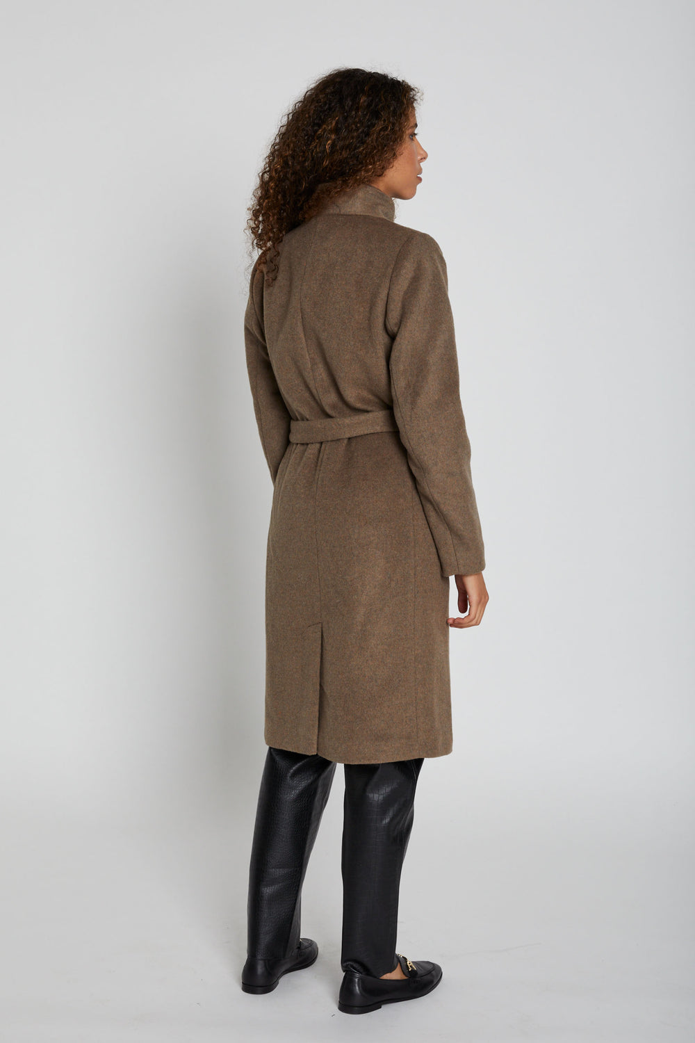 Bruuns Bazaar Women CatarinaBBPerle coat Outerwear Shitake Melange