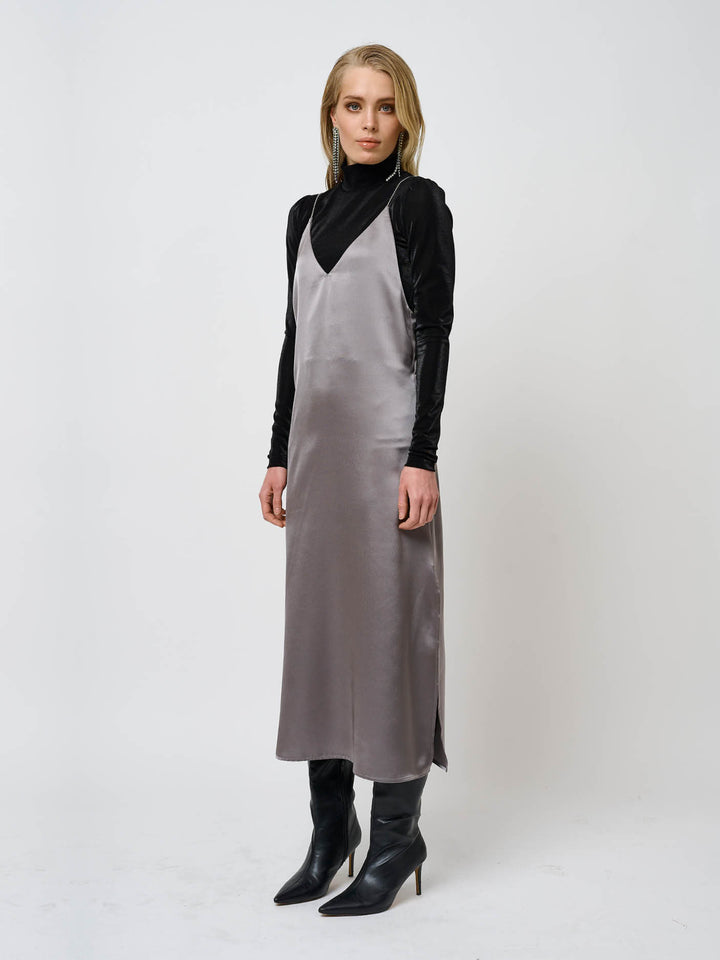 Bruuns Bazaar Women CatmintBBIndie dress Dress Dark Grey