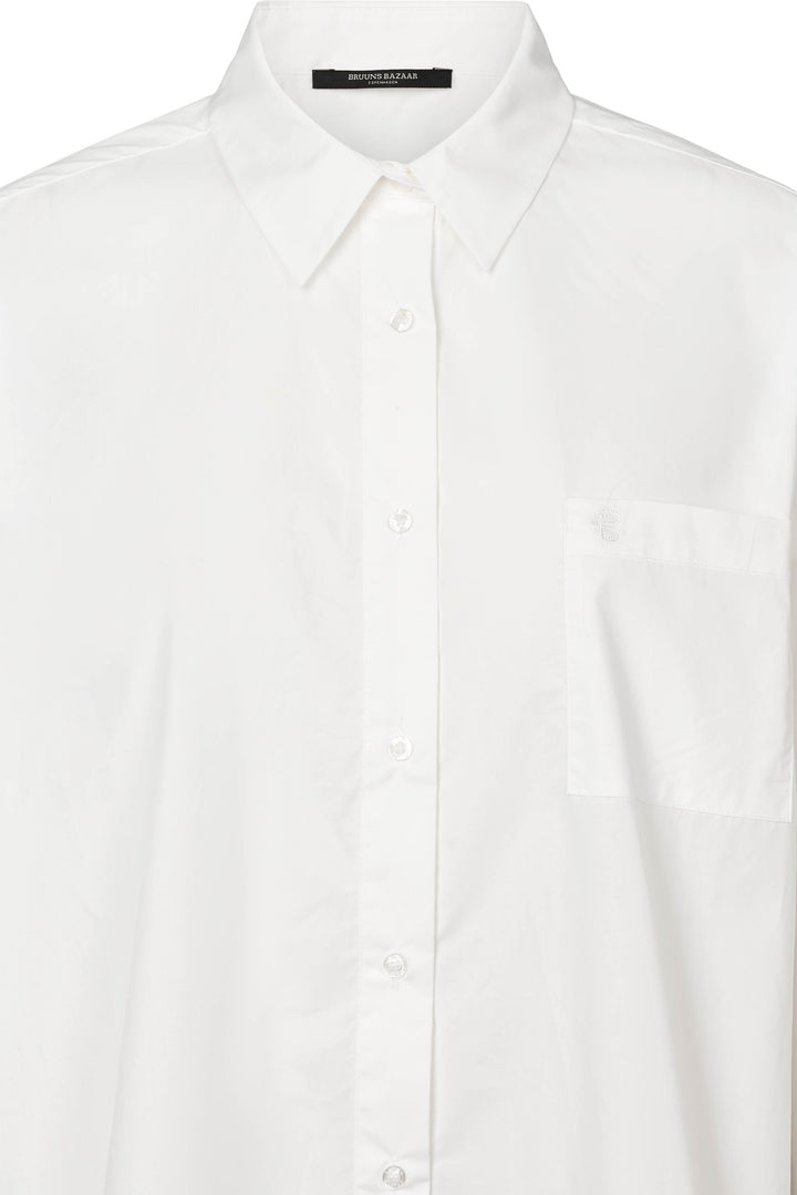 Bruuns Bazaar Women CerastiumBBLouisa shirt Shirts White