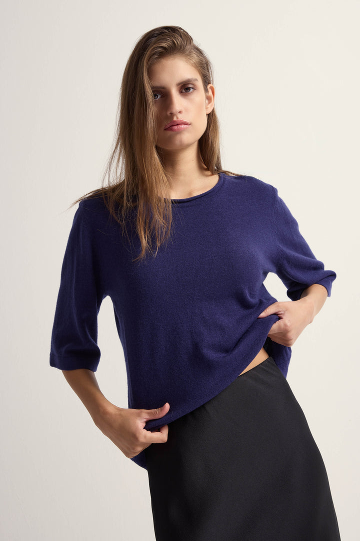 Bruuns Bazaar Women ChalinaBBAndra knit Knit Dark Blue