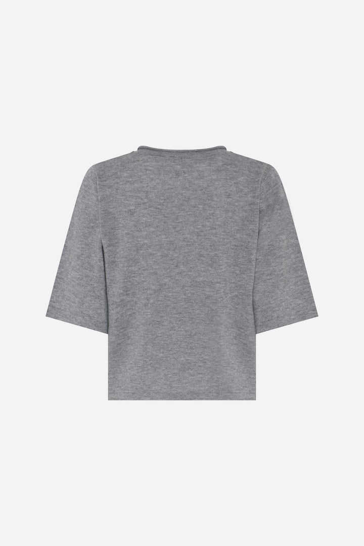 Bruuns Bazaar Women ChalinaBBAndra knit Knit Mid grey mel