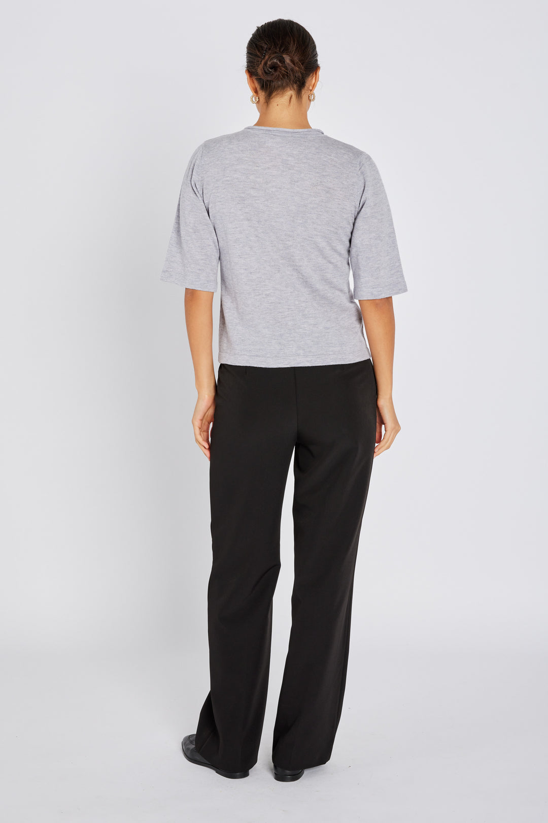Bruuns Bazaar Women ChalinaBBAndra knit Knit Mid grey mel