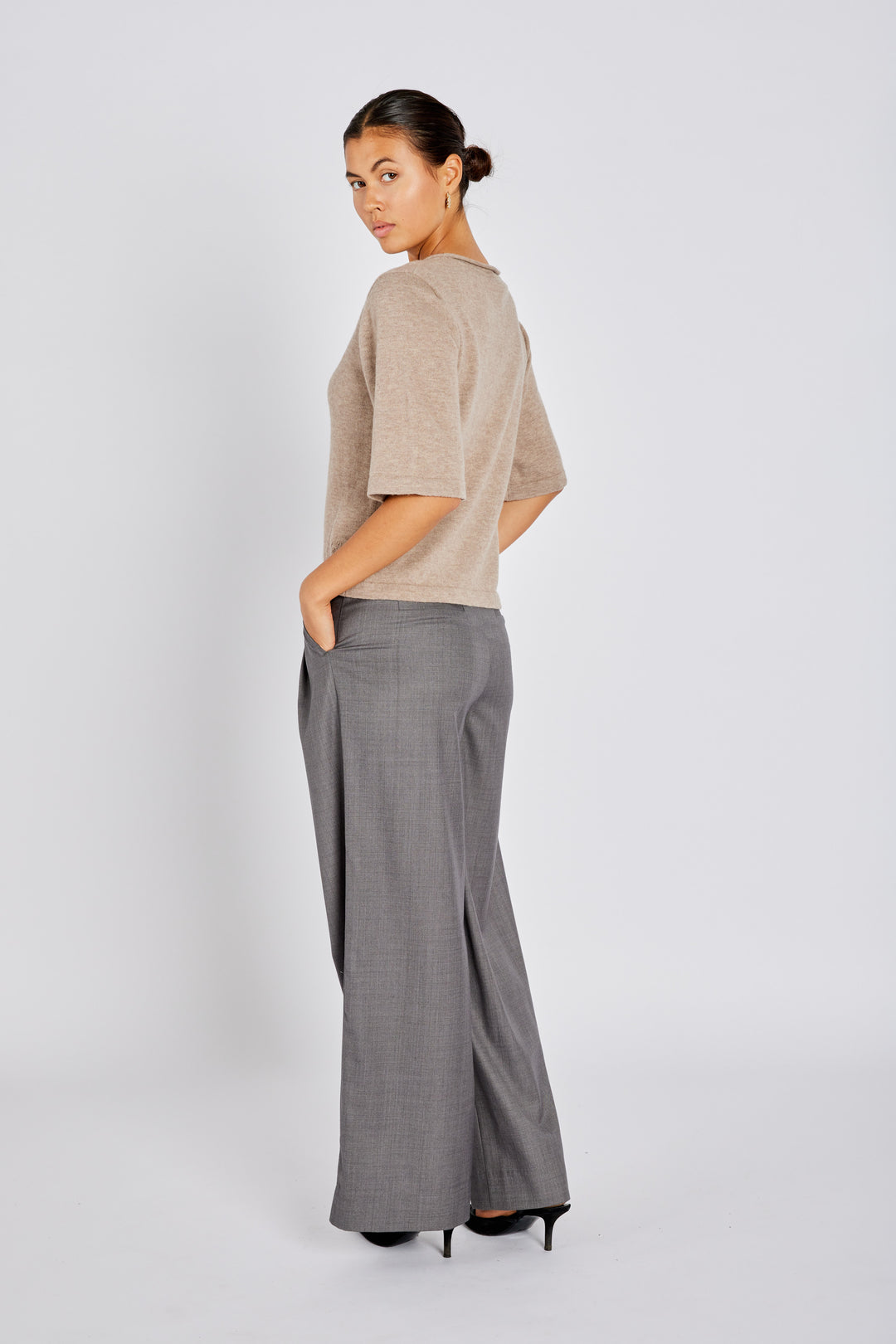 Bruuns Bazaar Women ChalinaBBAndra knit Knit Sand Melange