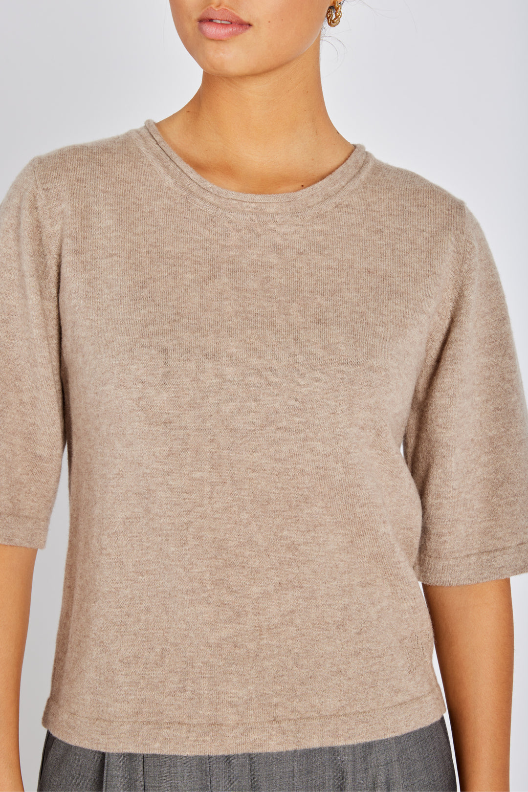 Bruuns Bazaar Women ChalinaBBAndra knit Knit Sand Melange