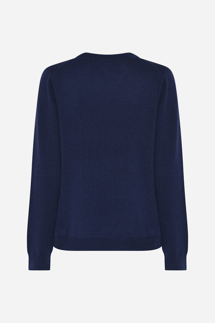 Bruuns Bazaar Women ChalinaBBAndras knit Knit Dark Blue