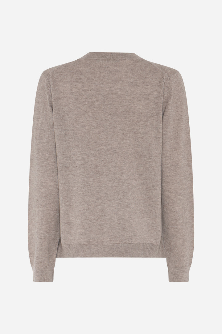 Bruuns Bazaar Women ChalinaBBAndras knit Knit Sand Melange
