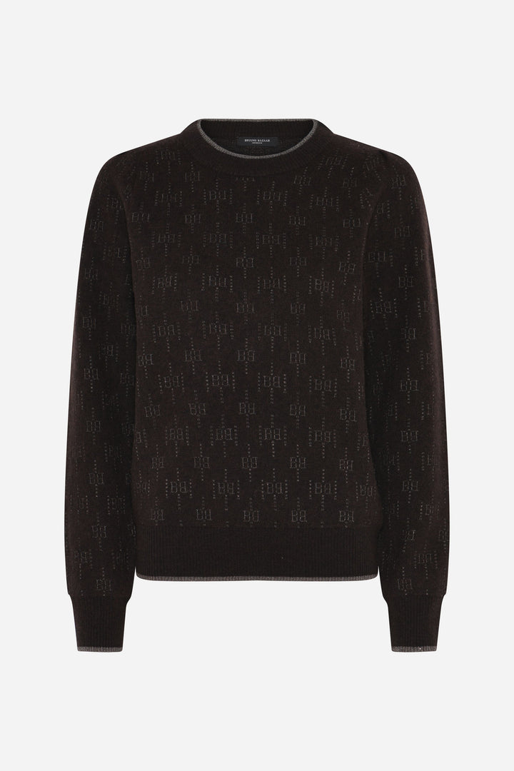 Bruuns Bazaar Women ChalinaBBElesa knit Knit Dark Brown