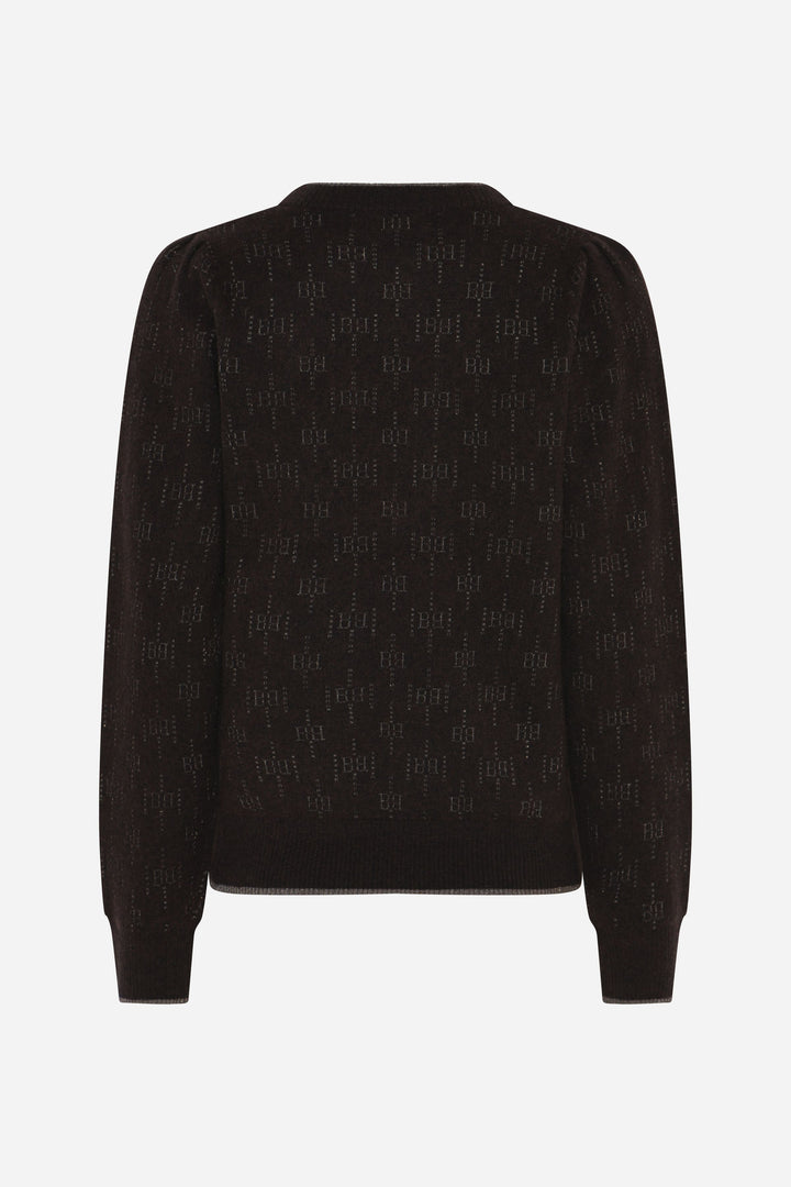 Bruuns Bazaar Women ChalinaBBElesa knit Knit Dark Brown