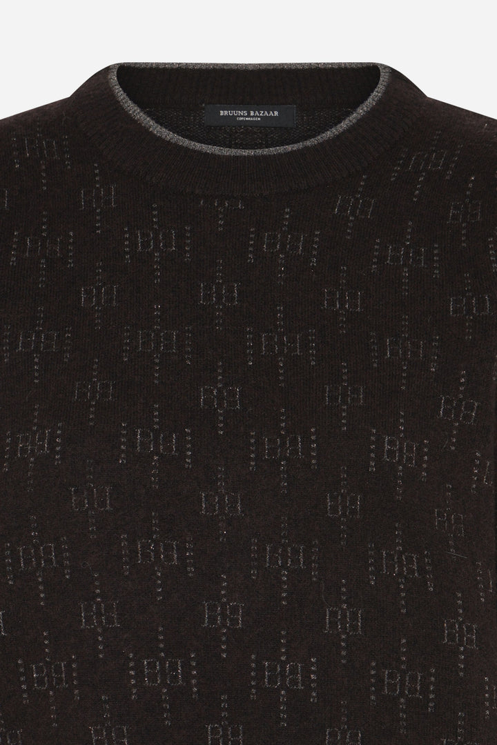 Bruuns Bazaar Women ChalinaBBElesa knit Knit Dark Brown