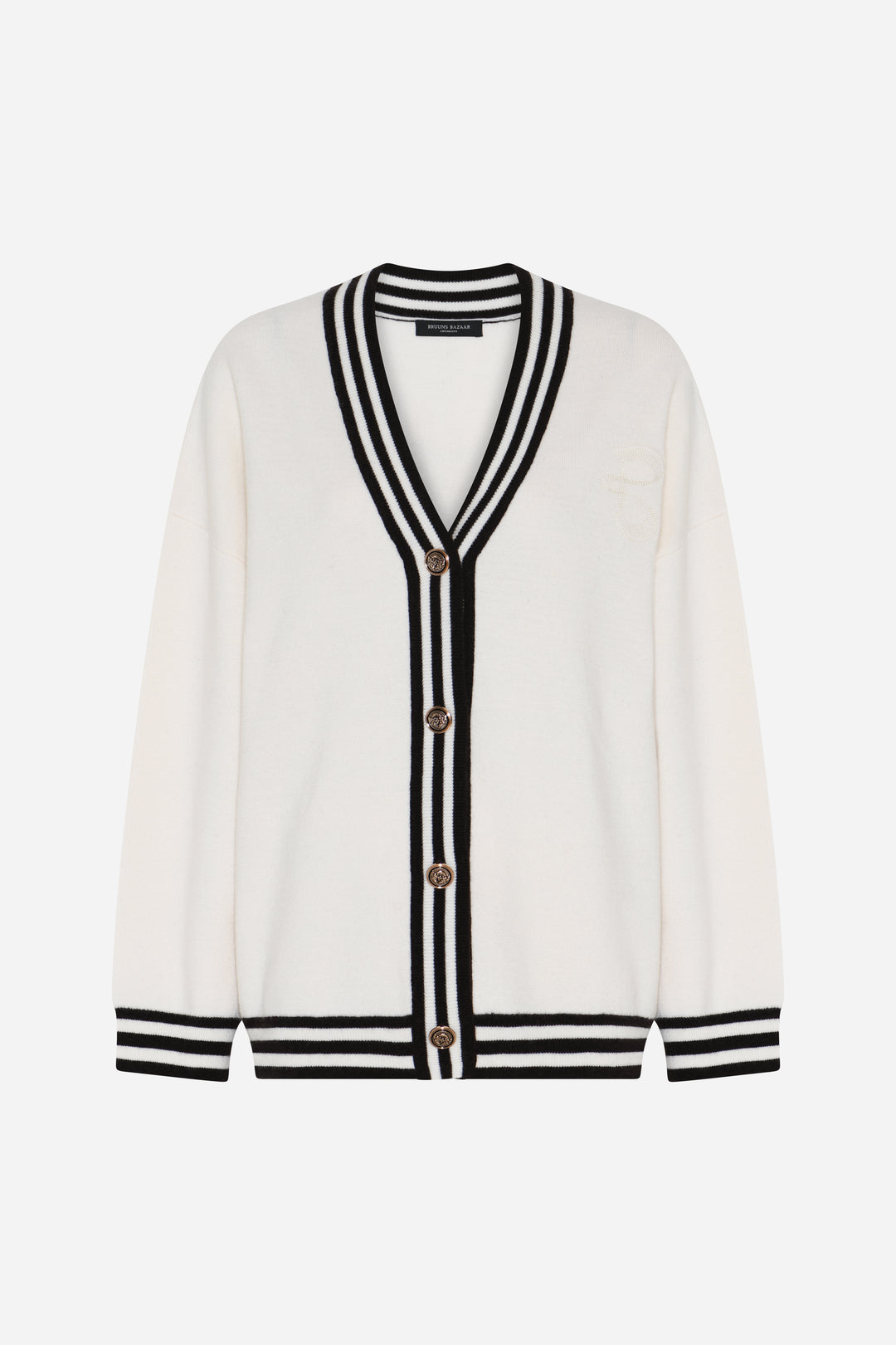 Bruuns Bazaar Women ChalinaBBSira knit cardigan Knit Snow White