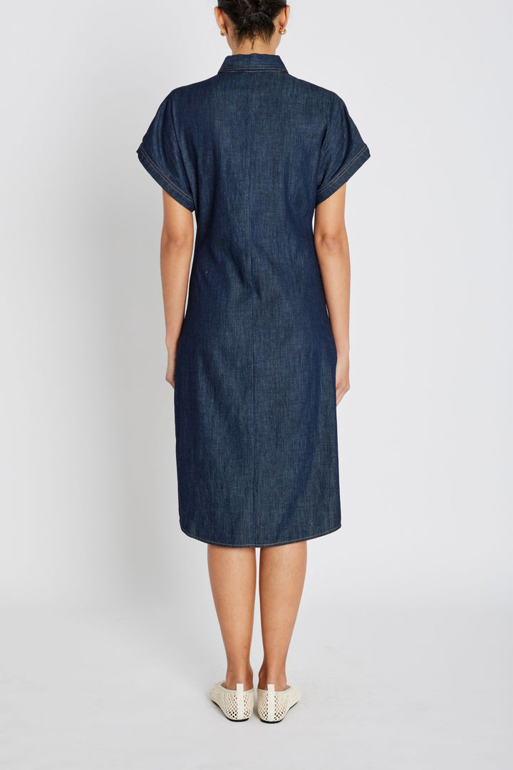 Bruuns Bazaar Women ChambraBBCallie dress Dress Denim blue