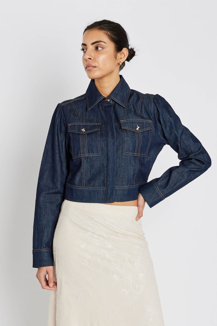 Bruuns Bazaar Women ChambraBBGlorita shirt Shirts Denim blue