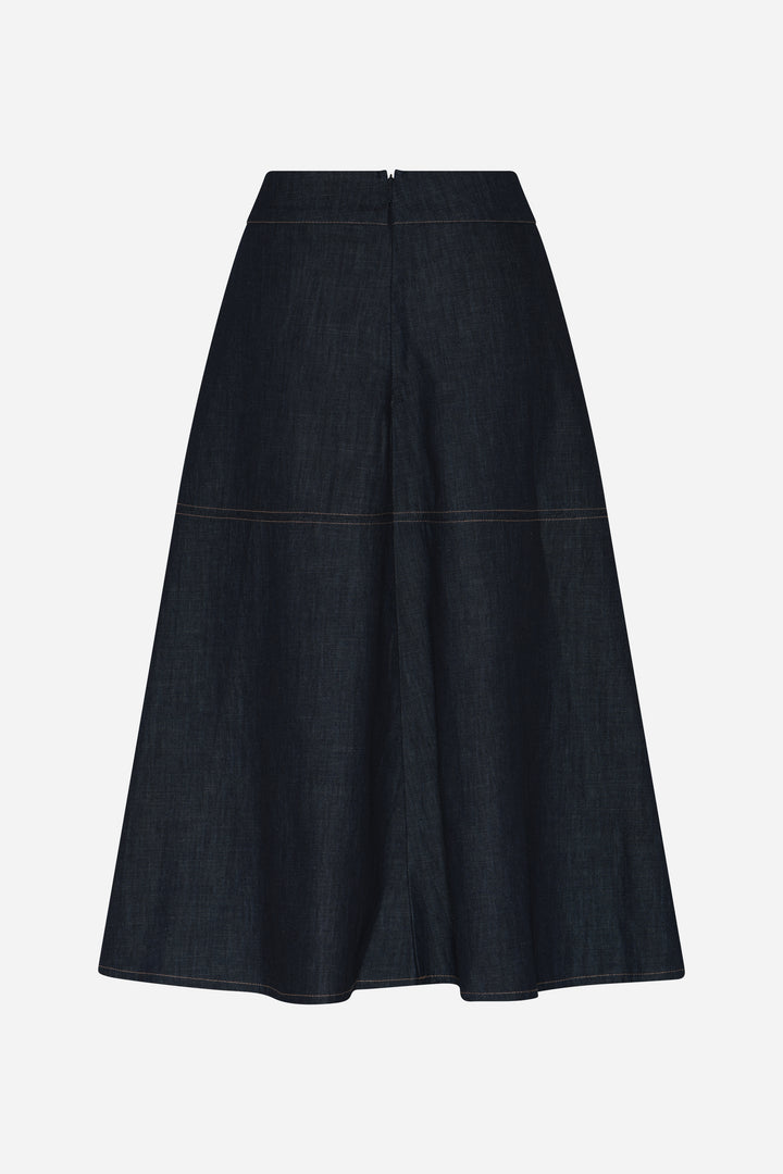 Bruuns Bazaar Women ChambraBBImma skirt Skirt Denim blue