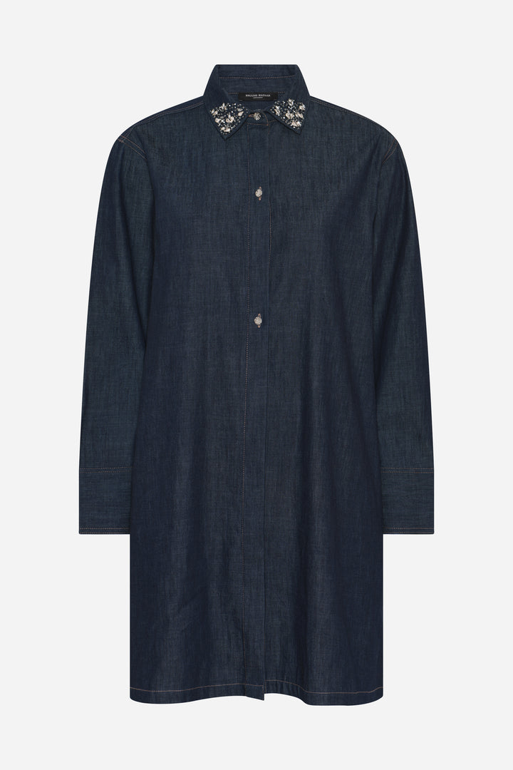 Bruuns Bazaar Women ChambraBBYinata dress Dress Denim blue