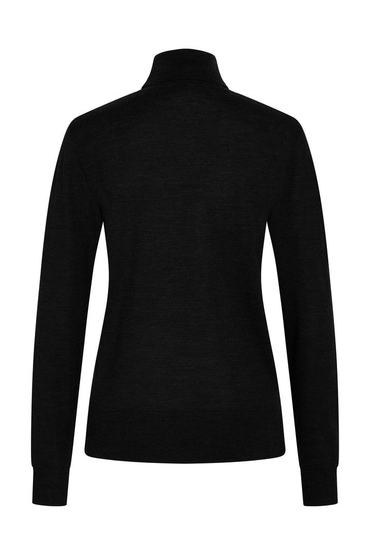 Bruuns Bazaar Women CharleneBBRoll Neck knit Knit Black