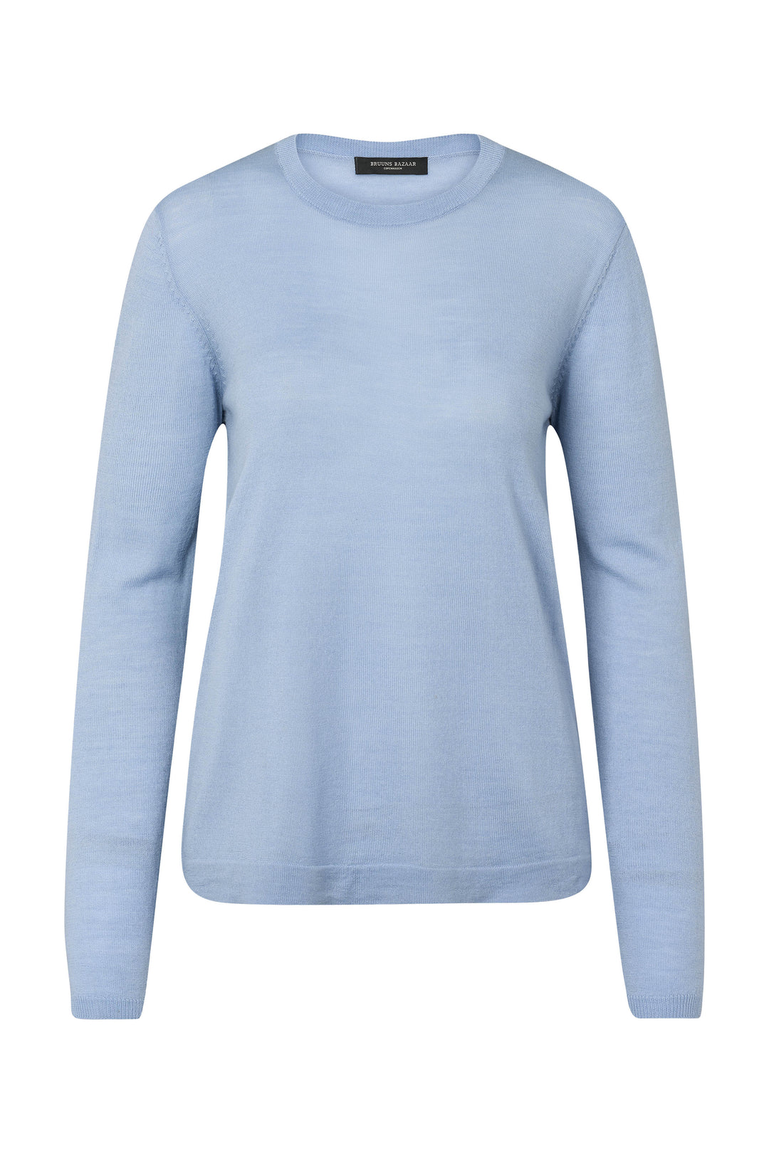 Bruuns Bazaar Women CharleneBBRound Neck knit Knit Light blue