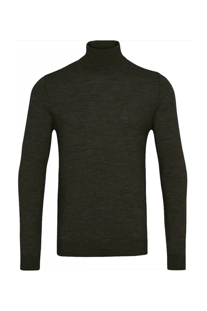 Bruuns Bazaar Men CharlesBB roll neck Knit Dark green