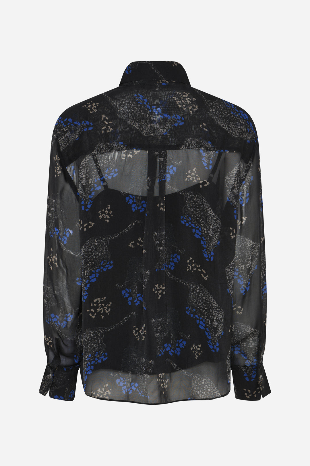 Bruuns Bazaar Women ChionoBBAgata shirt Shirts Black Blue leopard print