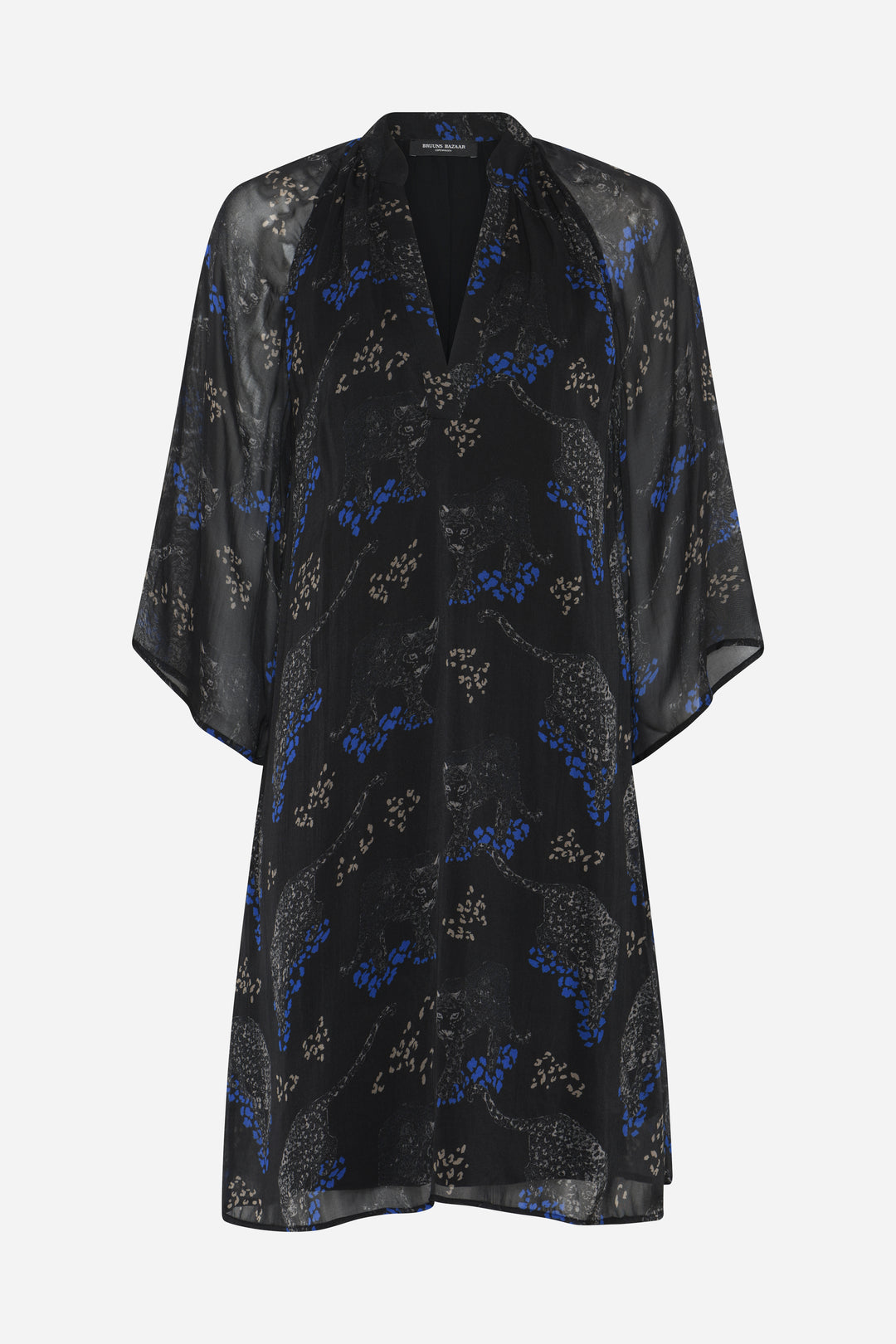 Bruuns Bazaar Women ChionoBBWendisa dress Dress Black Blue leopard print