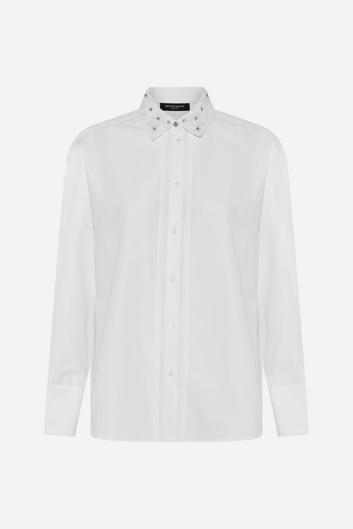 Bruuns Bazaar Women ChrisoulaBBSiw shirt Shirts Snow White