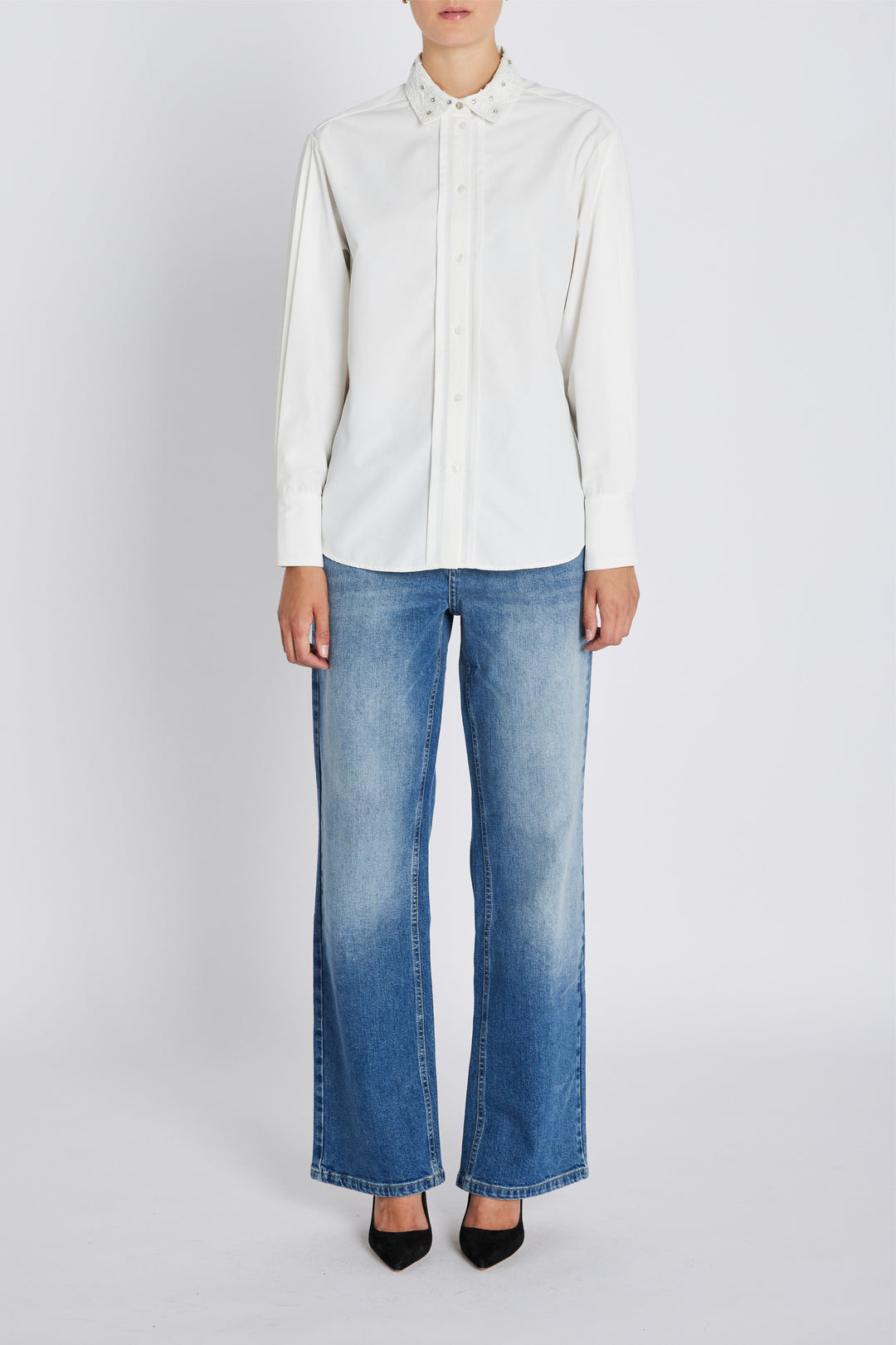 Bruuns Bazaar Women ChrisoulaBBSiw shirt Shirts Snow White
