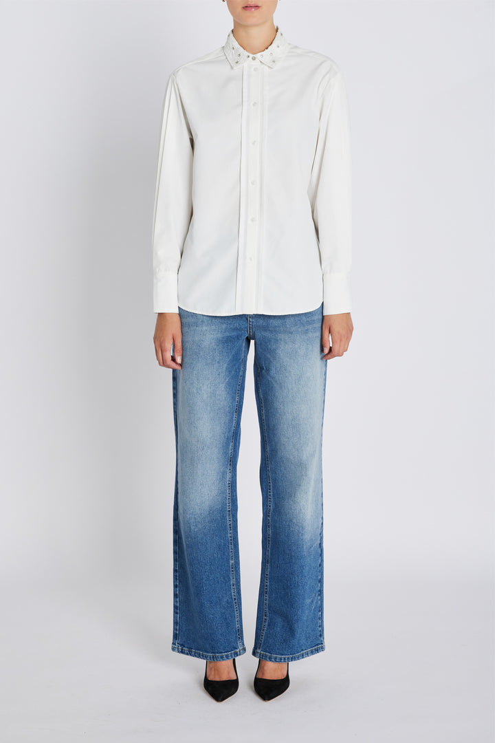 Bruuns Bazaar Women ChrisoulaBBSiw shirt Shirts Snow White
