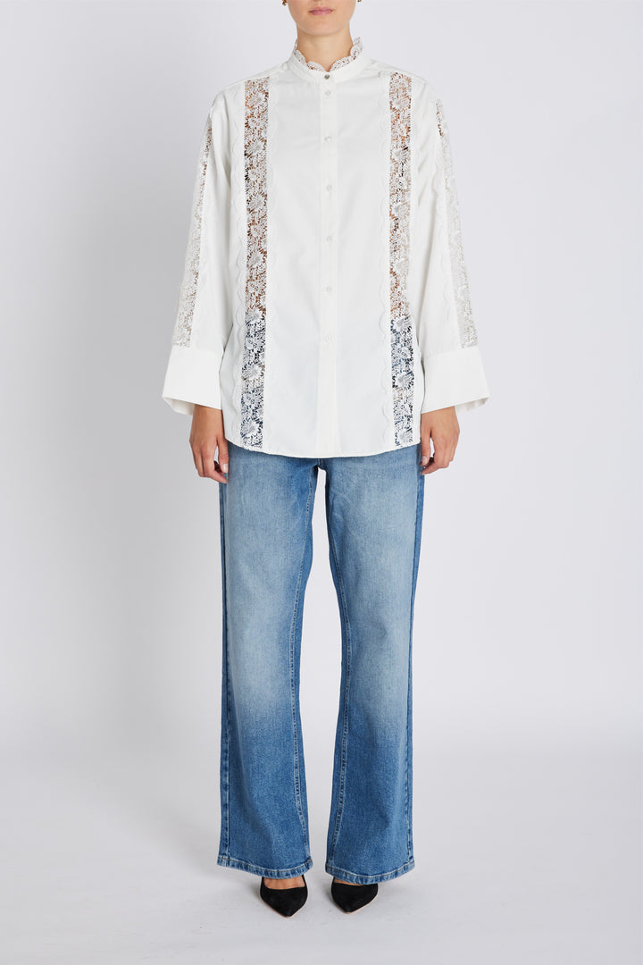 Bruuns Bazaar Women ChrisoulaBBTricia shirt Shirts Snow White