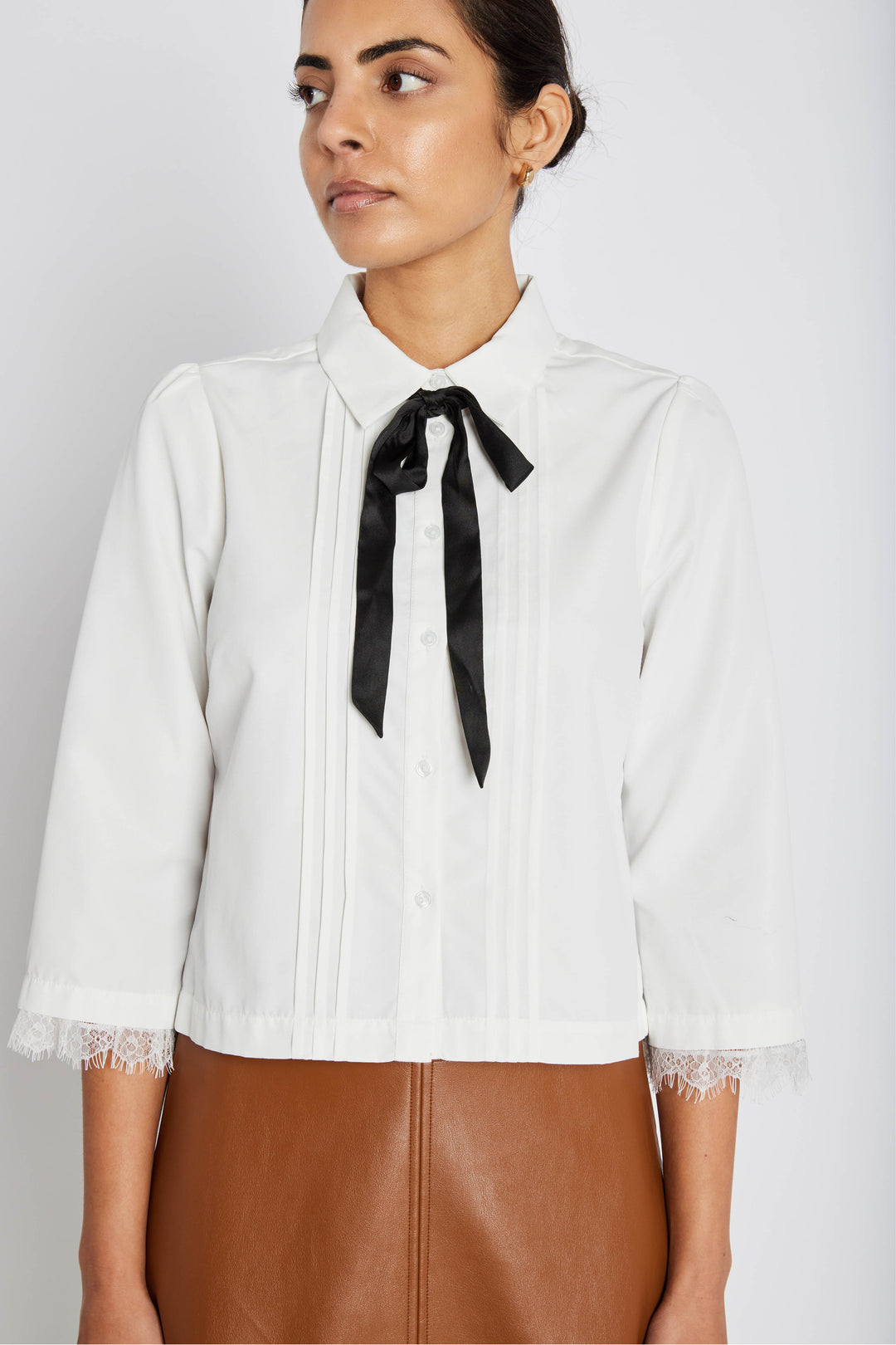 Bruuns Bazaar Women ChrissiBBFeruzi shirt Shirts Snow White