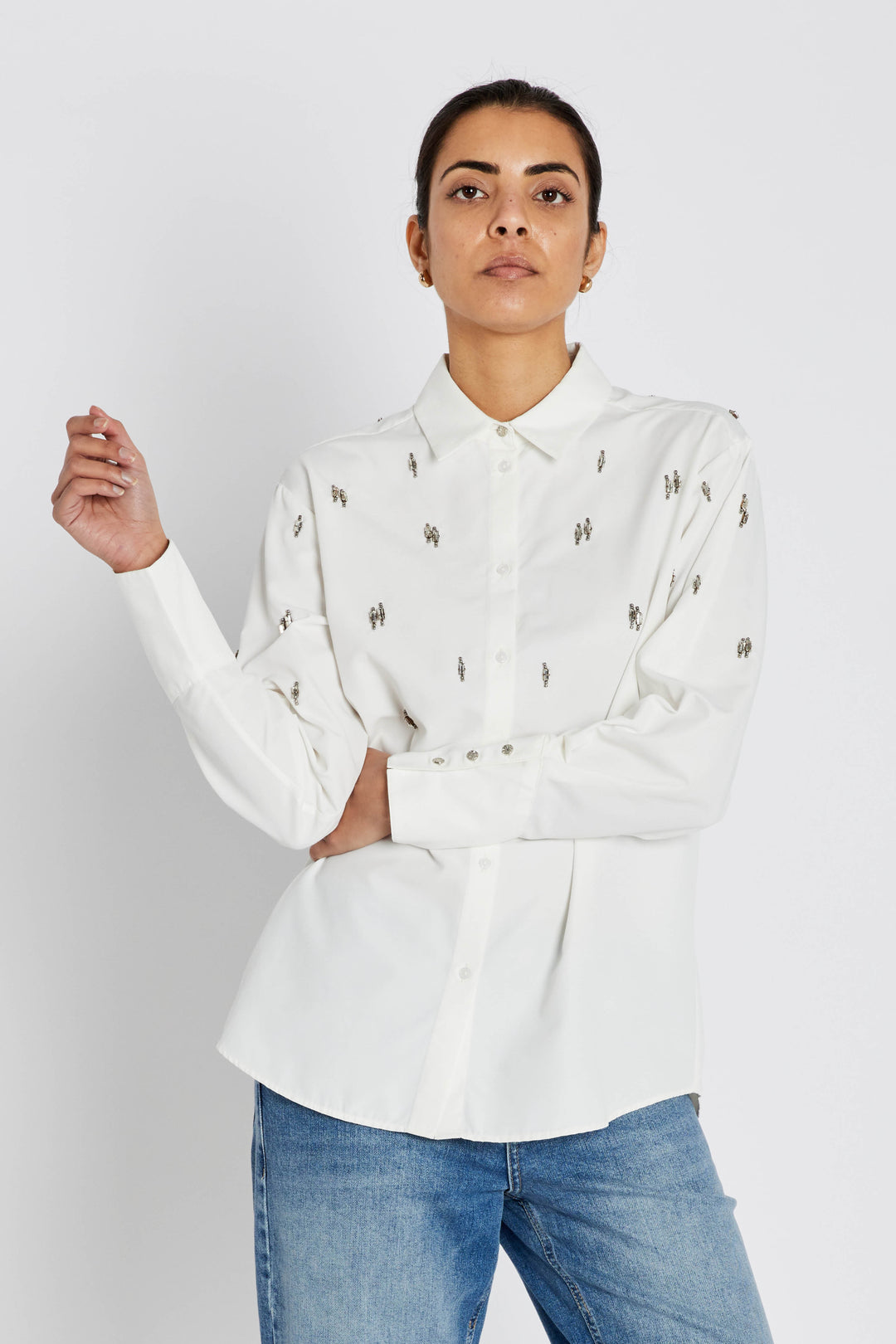 Bruuns Bazaar Women ChrissiBBZinne shirt Shirts Snow White