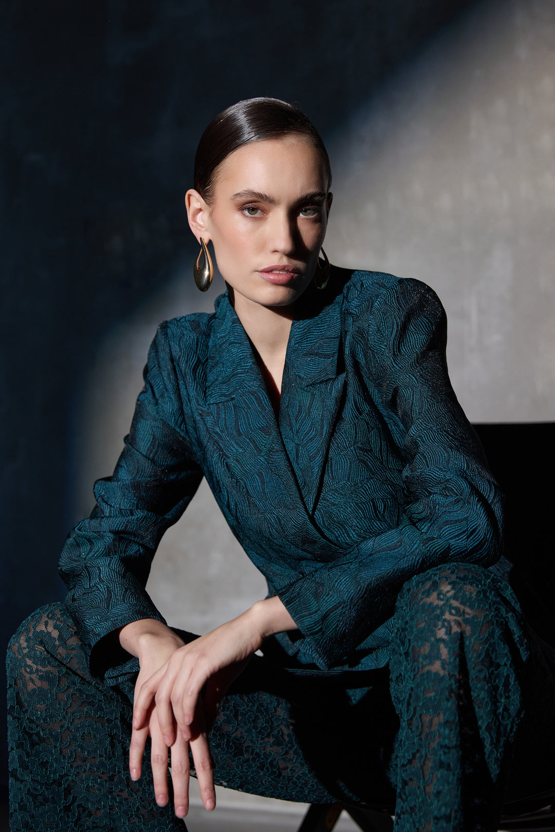 Bruuns Bazaar Women ChunioBBLinda blazer Blazer Dark green