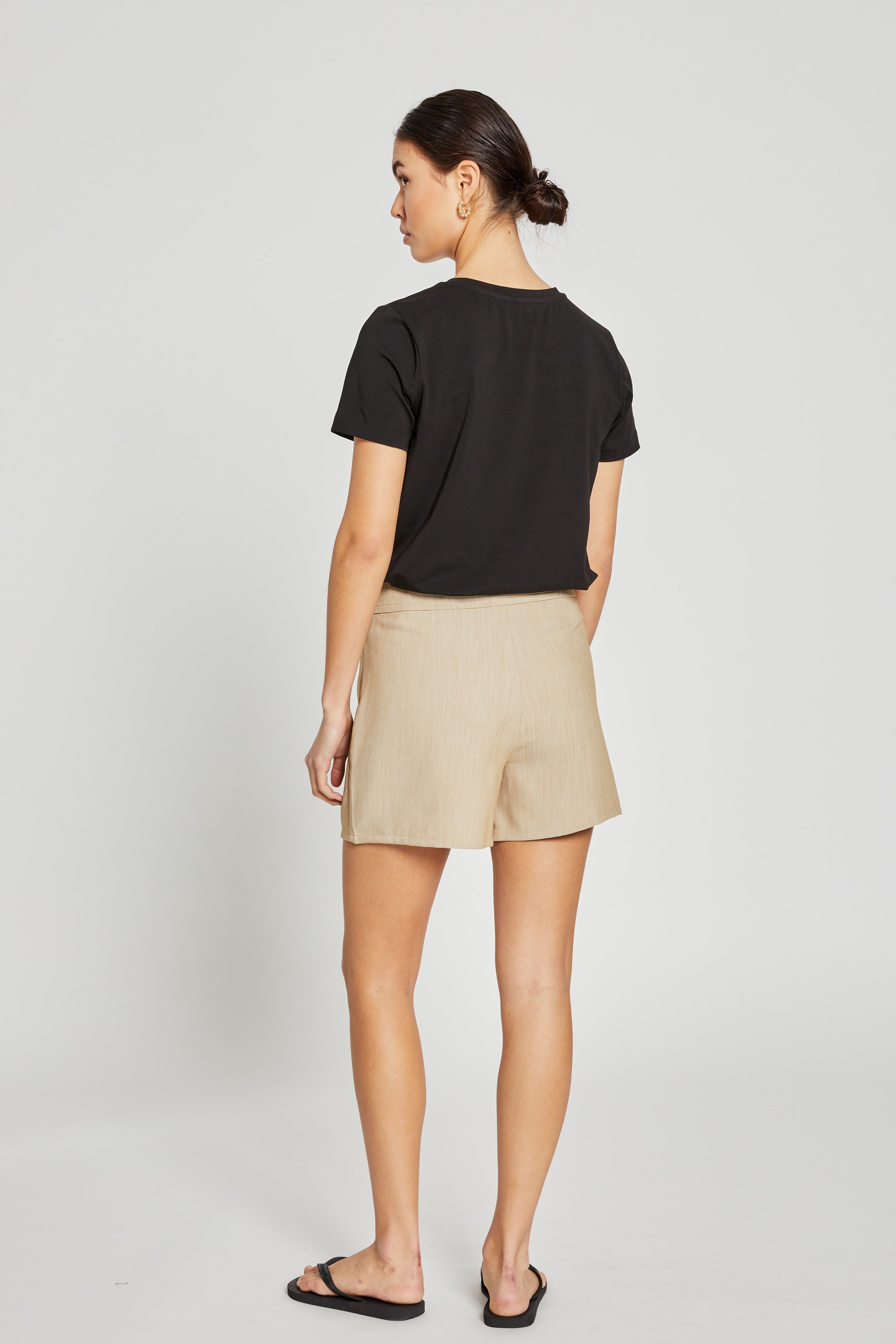 ★ MARRON EDITION★ 25 Spring_ Mini Skorts (2 Color) CindySusBBElica skirt/shorts - Beige Melange – BRUUNSBAZAAR.COM