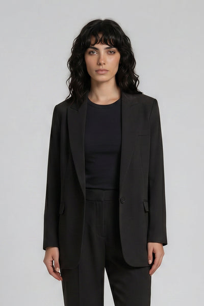 Selected Femme SLFRITA SHORT SKIRT - A-lijn rok - black/zwart
