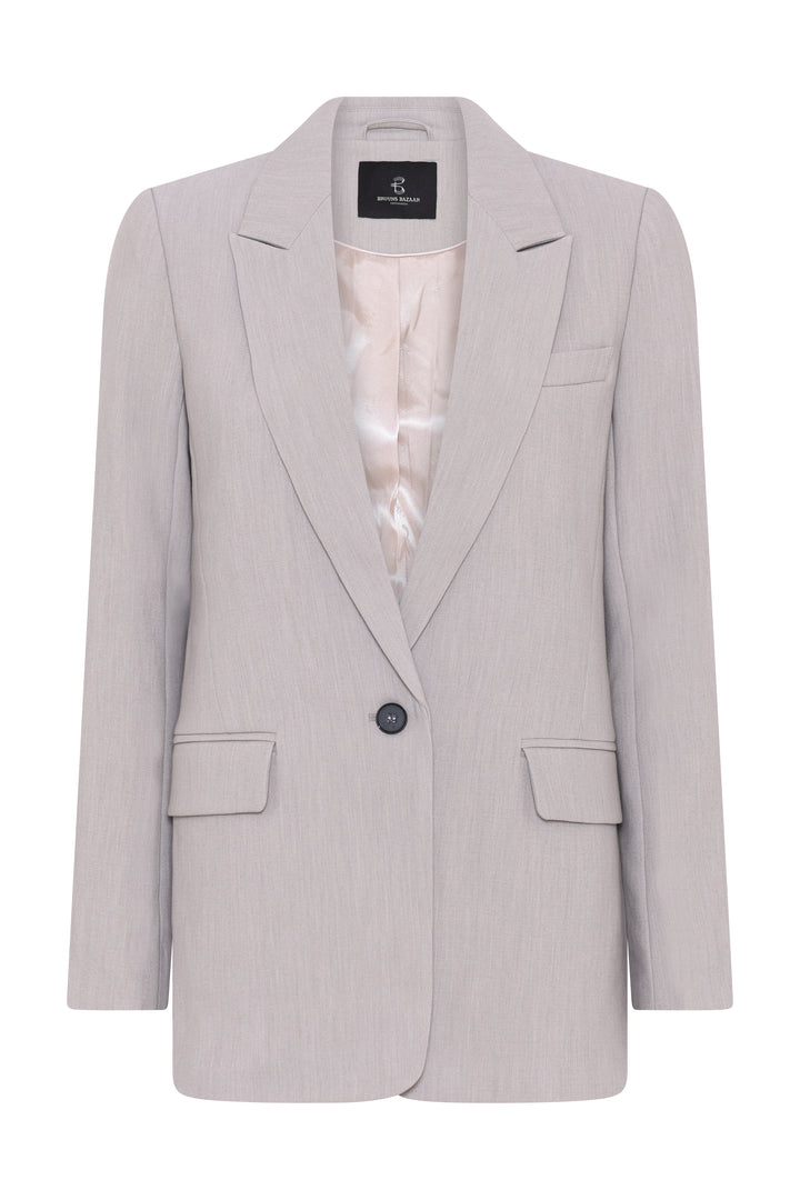 Bruuns Bazaar Women CindySusBBFrida blazer Blazer Light grey melange