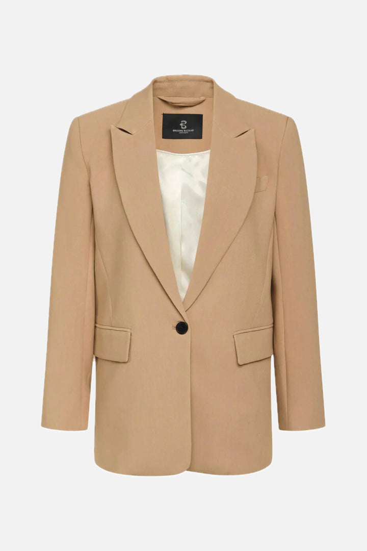 Bruuns Bazaar Women CindySusBBFrida blazer Blazer Roasted Grey Khaki