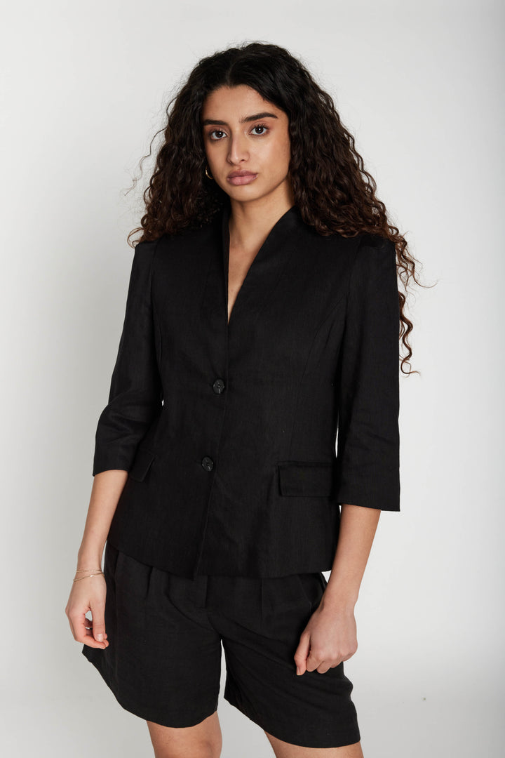 Bruuns Bazaar Women ClinoBBNorris blazer Blazer Black