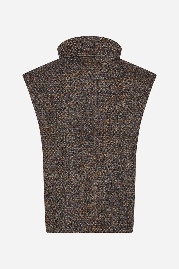 Bruuns Bazaar Women ColpoBBLitas waistcoat Vest Brown Melange