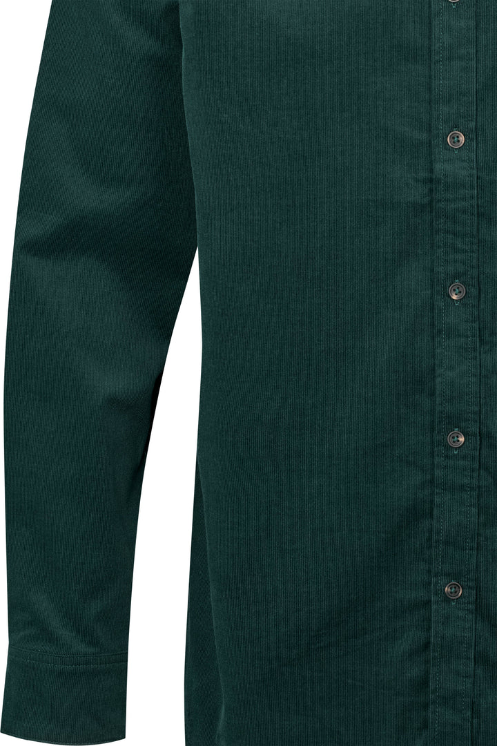 Bruuns Bazaar Men CordBBStoked shirt Shirts Dark green