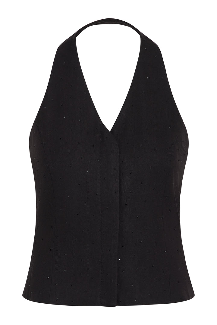 Bruuns Bazaar Women CorymbiaBBBelia top Vest Black