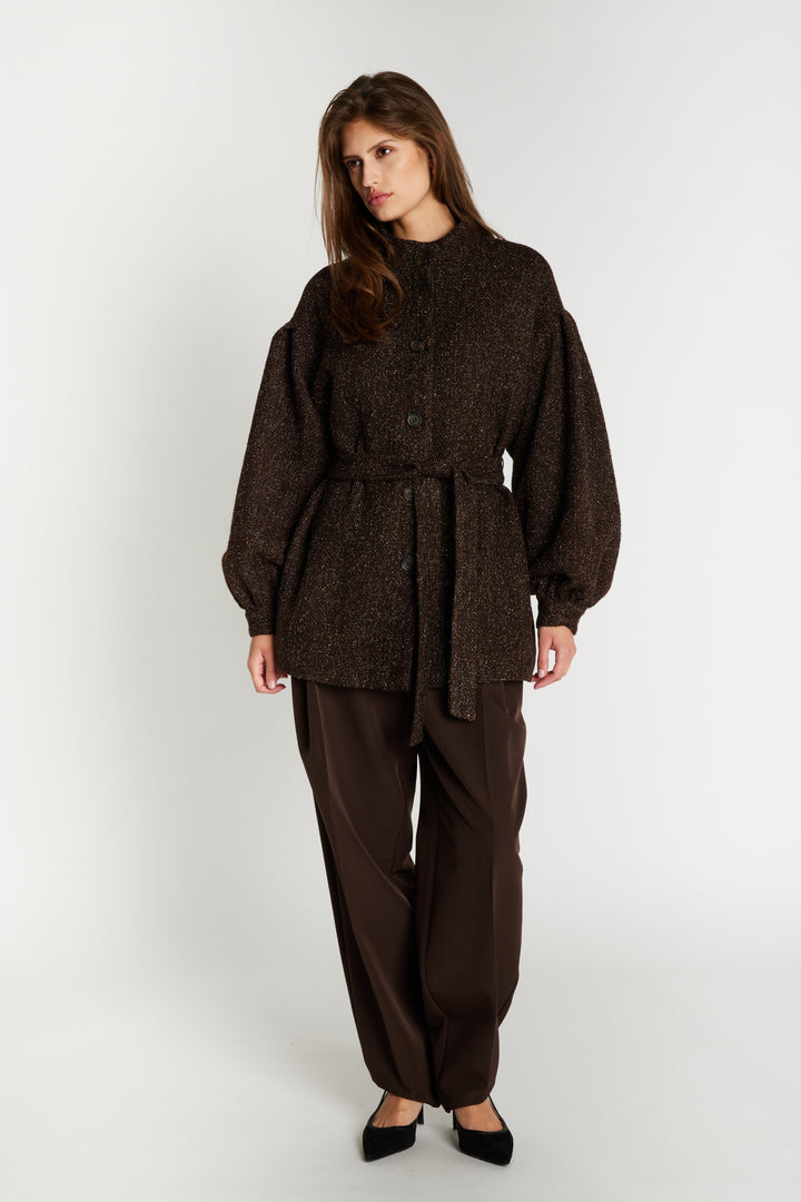 Bruuns Bazaar Women CryosaBBMaddi jacket Outerwear Dark Brown