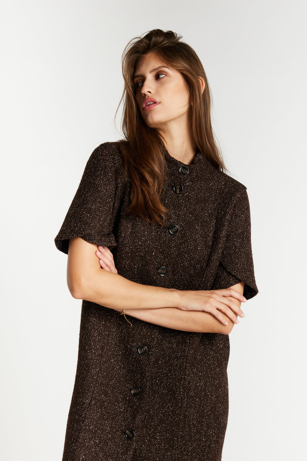 Bruuns Bazaar Women CryosaBBZidia dress Dress Dark Brown