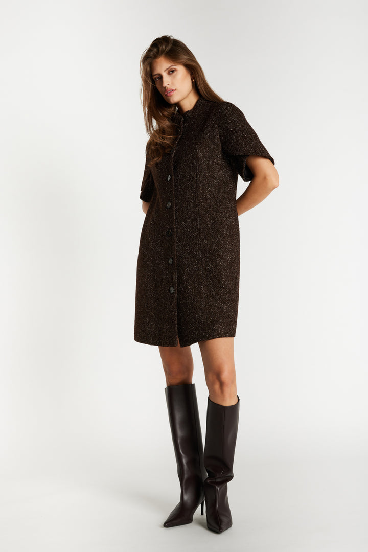Bruuns Bazaar Women CryosaBBZidia dress Dress Dark Brown
