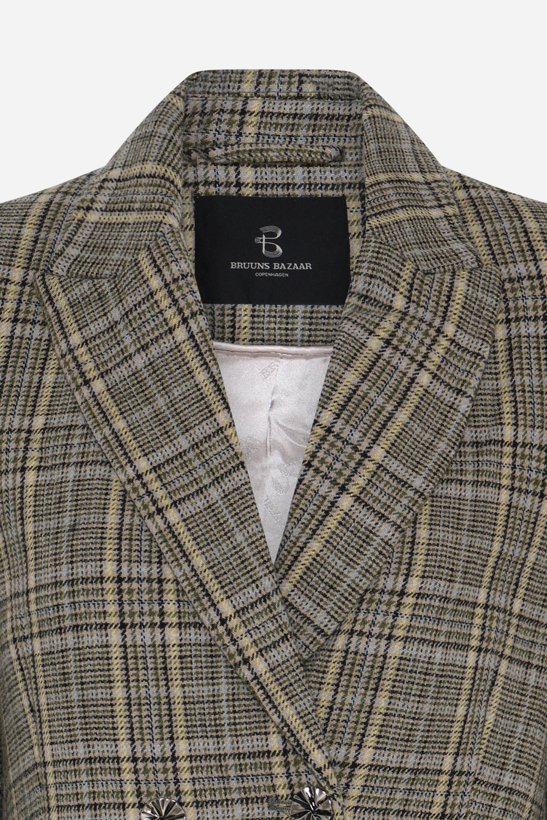 Bruuns Bazaar Women DaisieBBLindi blazer Blazer Green Check