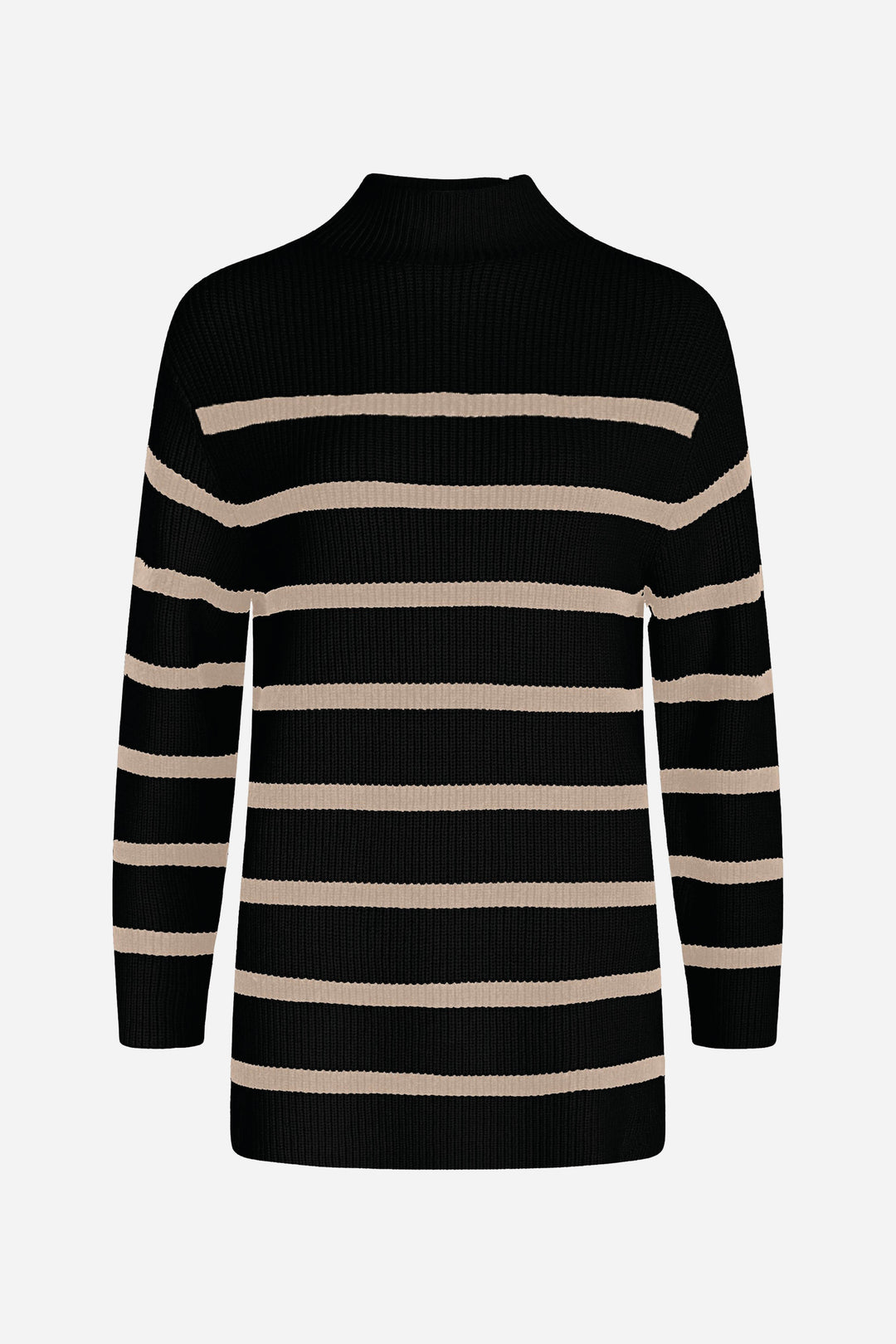 BZR DaytonBZKylie knit Knit Black w. sand stripe