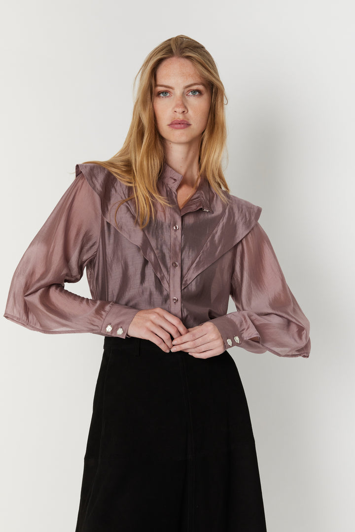Bruuns Bazaar Women DesmoncusBBVicha Shirt Shirts Twilligth Mauve