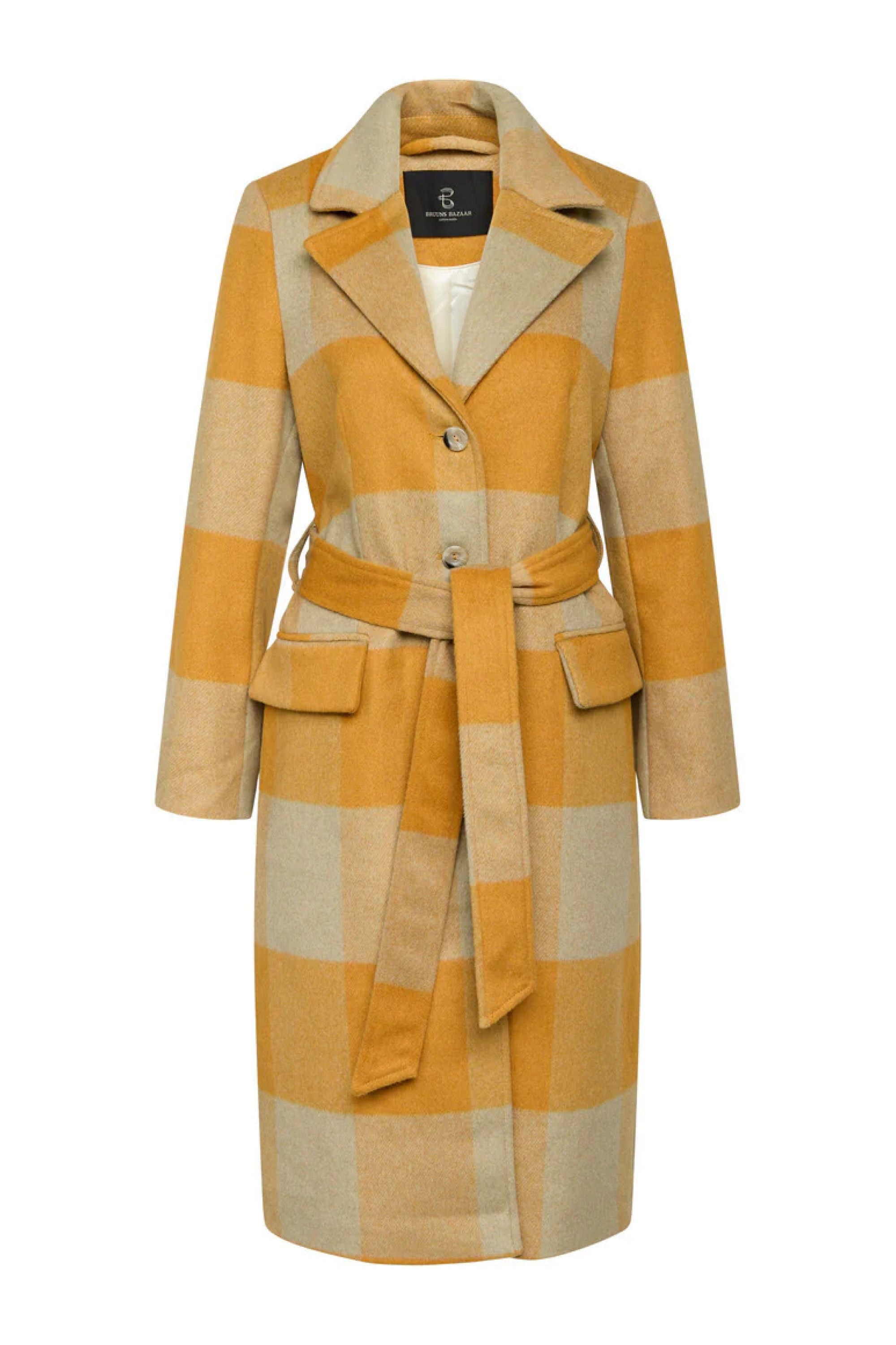 Miss selfridge check wrap coat best sale